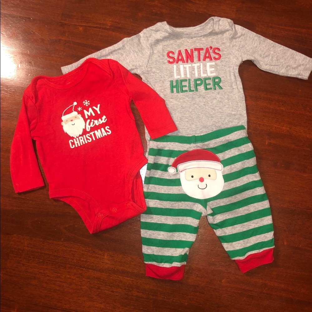 0-3 Months Carter’s Christmas Theme Outfit